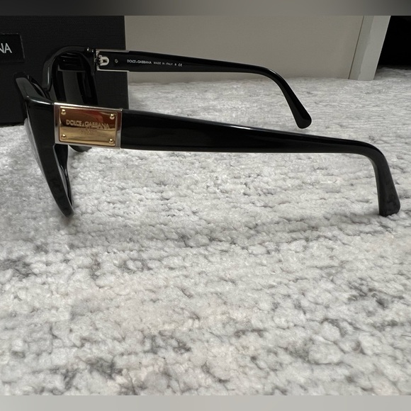 Dolce & Gabbana Cat Eye Sunglasses - Black - Picture 4 of 8